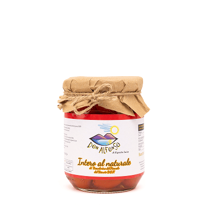 Intero di Pomodorino del Piennolo del Vesuvio DOP