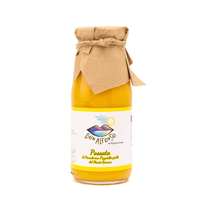 Passata di Pomodorino Giallo Pizzutello del Monte Somma